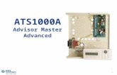1 ATS1000A Advisor Master Advanced. 2 Modèles ATS2000A-MM 8 Entrées extensibles à 32 4 Groupes 5 Sorties extensibles à 128 8 RAS 7 DGP maximum 50 Utilisateurs.
