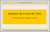 Histoire de lAsie de lEst Chine, Vietnam, Japon, Corée HST 2626 Agathe Goscha.