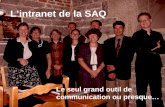 Lintranet de la SAQ Le seul grand outil de communication ou presque…