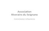 Association Riverains du Seignanx Commission Urbanisme.