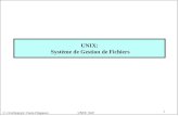 C. Crochepeyre Cnam-DiapasonUNIX: SGF 1 UNIX: Système de Gestion de Fichiers.
