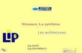Guy Pujolle Guy.Pujolle@lip6.fr Réseaux: La synthèse Les architectures.