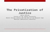 Draft Code Overview The Privatization of Justice Fabien Gélinas Faculty of Law, McGill University McGill Private Justice and the Rule of Law Research Team.