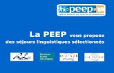 La PEEP vous propose des séjours linguistiques sélectionnés.