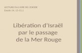 Libération dIsraël par le passage de la Mer Rouge LECTURE DU LIVRE DE LEXODE Exode 14, 15-15,1.