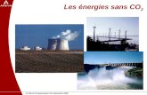 - B. Barré Cinquantenaire GA décembre 2005 1 Les énergies sans CO 2.