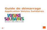 Guide de démarrage Application Voisins Solidaires.