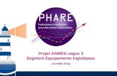 Projet ARMEN vague 3 Segment Equipements logistiques Livrable long.