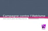 Campagne contre l’illetrisme ACA Saint-Jean-de-Maurienne.