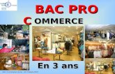 JMJ / Commerce Vente - AC Poitiers 2007 1 CC OMMERCEOMMERCE BAC PRO En 3 ans.