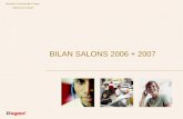Direction Commerciale France SERVICE CLIENT BILAN SALONS 2006 + 2007.