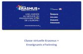 Classe virtuelle Erasmus + Enseignants eTwinning.