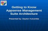 Getting to Know Appsense Management Suite Architecture