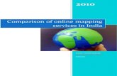 Comparison of online mapping services in India