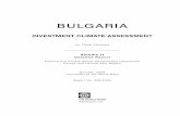 BULGARIA: INVESTMENT CLIMATE ASSESSMENT VOL. 2