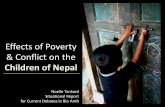 Effects of Poverty & Conflict on the Children of Nepal: Multigenerational & Endemic