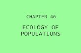 AP Ch. 46--Ecology of Populations
