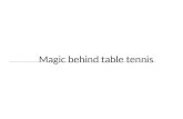 Table tennis presentation