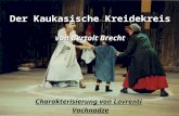 Der Kaukasische Kreidekreis von Bertolt Brecht Charakterisierung von Lavrenti Vachnadze.