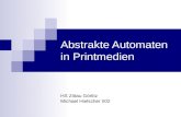 Abstrakte Automaten in Printmedien HS Zittau Görlitz Michael Hielscher II02