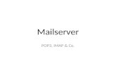 Mailserver POP3, IMAP & Co.. Was ist ein Mailserver? Ein Mailserver ist ein Server, der Emails verwaltet Er hat die Aufgabe, Emails zu empfangen, zu versenden,