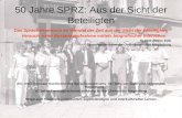 50 Jahre SPRZ: Aus der Sicht der Beteiligten Das Sprachenzentrum im Wandel der Zeit aus der Sicht der Beteiligten: Versuch einer Bestandsaufnahme mittels.
