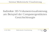 Uni Stuttgart IVIS 13.05.2004Medizinische Visualisierung Indirekte 3D-Volumenvisualisierung am Beispiel der Computergestützten Gesichtchirurgie Seminar.