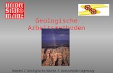 Geologische Arbeitsmethoden Kapitel 2 Geologische Karten 1, horizontale Lagerung.