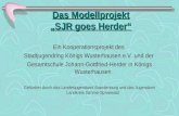 Das Modellprojekt SJR goes Herder Ein Kooperationsprojekt des Stadtjugendring Königs Wusterhausen e.V. und der Gesamtschule Johann-Gottfried-Herder in.