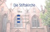 Inhalt: - Geschichte - Außenbau - Innenraum. Inhaltsverzeichnis Die Stiftskirche ist ein gotisches Bauwerk. Sie gilt als die älteste und bedeutendste.