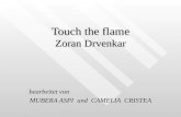 Touch the flame Zoran Drvenkar bearbeitet von MUBERA ASPI und CAMELIA CRISTEA.