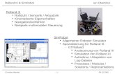 Rolland III & SimRobot ein Überblick - 1 -Christian Mandel09.12.2005 Rolland III Rollstuhl / Sensorik / Aktuatorik Kinematische Eigenschaften Navigationsverfahren.