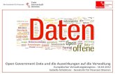 Open Government Data und die Auswirkungen auf die Verwaltung Europäischer Verwaltungskongress - 16.03.2012 Isabella Schicktanz - Senatorin für Finanzen.