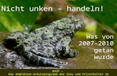 Nicht unken – handeln! DASP – Das Amphibien-Schutzprogramm der Zoos und Privathalter im deutschsprachigen Raum Was von 2007-2010 getan wurde.