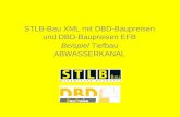 STLB-Bau XML mit DBD-Baupreisen und DBD-Baupreisen EFB Beispiel Tiefbau ABWASSERKANAL.