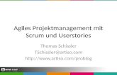 Agiles Projektmanagement mit Scrum und Userstories Thomas Schissler TSchissler@