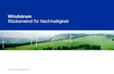 Windstrom Rückenwind für Nachhaltigkeit © Suisse Eole, August 2013.
