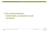 Lindner u. a.: Wirtschaft verstehen – Zukunft gestalten © Verlag Hölder-Pichler-Tempsky 1 Ein Unternehmen entwickelt, produziert und verkauft 1Ein Unternehmen.