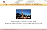 © Untergrundspeicher- und Geotechnologie-Systeme GmbH 24.09.2013 UGS – sicherer Betrieb und effiziente Technologien Alternative Komplettierungs- und Reparaturtechnologien.