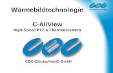 Wärmebildtechnologie C-AllView High-Speed PTZ & Thermal-Kamera CBC (Deutschland) GmbH.