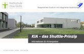 Kooperatives Studium mit Integrierter Ausbildung KIA – das Shuttle-Prinzip Informationen für Firmenpartner.