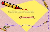 GrammatikGrammatik Deutsch als zweite Fremdsprache