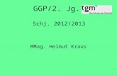 GGP/2. Jg. Schj. 2012/2013 MMag. Helmut Kraus. Anforderungen Mitarbeit Ein Test pro Semester (Fragenkatalog) Fakultativ: Referat zu einem einschlägigen.