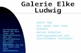 1 Galerie Elke Ludwig Guten Tag! Sie sehen hier eine Auswahl meiner Arbeiten. Auftragsarbeiten und verschiedene Techniken. Zum Navigieren können Sie Ihre.