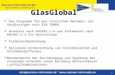 Www.sommer-informatik.de 1 GlasGlobal Das Programm für den statischen Nachweis von Verglasungen nach DIN 18008 Windlast nach EN1991-1-4 und Schneelast.
