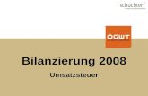 Steuerupdate 2007 Bilanzierung 2008 Umsatzsteuer.