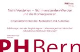 Heike Meyer-Egli17.05.2014 1 Heike Meyer-Egli17.05.2014 Nicht-Verstehen – Nicht-verstanden-Werden und die Konsequenzen Krisenintervention bei Menschen.