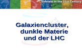 Galaxiencluster, dunkle Materie und der LHC. Dunkle Materie August 2006: NASA Finds Direct Proof of Dark Matter .