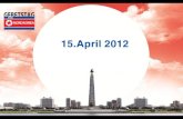NORDKOREA Am 15. April feiert Norkorea den 100. Jahrestag des Staatsgründers, den sie wie einen Gott verehren: Kim Il Sung, «Ewiger Präsident». Open Doors.