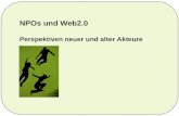 NPOs und Web2.0 Perspektiven neuer und alter Akteure.